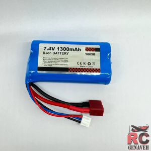 باطری 7.4V 1300mAh مخصوص ماشین کنترلی – باتری لیتیومی با دوام بالا